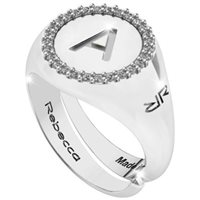 Anello Rebecca Donna My World Alphabet Silver in Argento SWRAZA51 - SWRAZA51